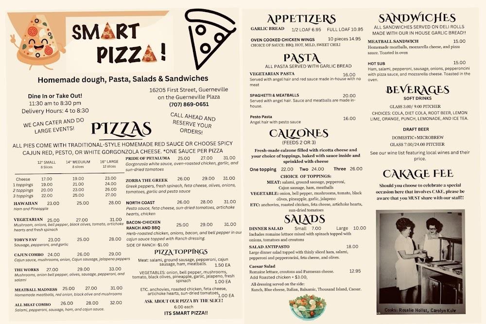 Smart Pizza Menu image 1