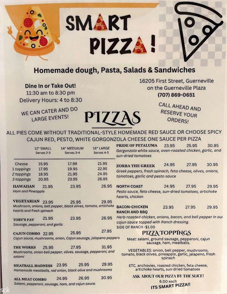 Smart Pizza Menu image 3